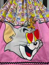 Load image into Gallery viewer, Tom &amp; Jerry inspired fan art cartoon skirt