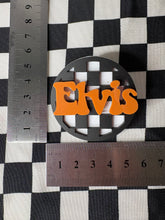 Load image into Gallery viewer, Elvis fan art check brooch