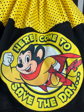 Load image into Gallery viewer, Might Mouse inspired fan art skirt