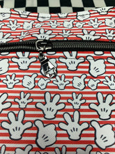 Load image into Gallery viewer, Hands and stripes inspired fan art crossbody bag