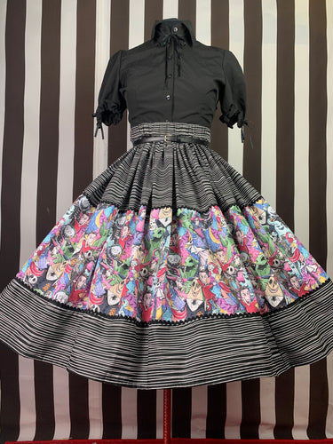 Nightmare before Christmas character fan art skirt