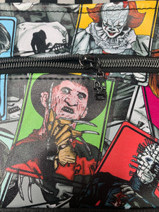 Horror characters inspired fan art crossbody bag