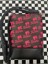 Load image into Gallery viewer, Barbie inspired fan art crossbody bag