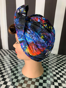 Artist fan art dark colours head wrap