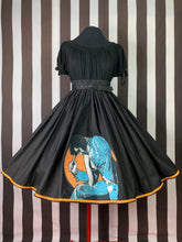 Load image into Gallery viewer, Elvis in the 70s applique fan art skirt