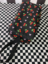 Load image into Gallery viewer, Cherries and cherry blossom print dance shoe bag regular