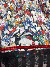 Load image into Gallery viewer, Disney inspired Christmas fan art skirt