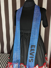 Load image into Gallery viewer, Elvis fan art metallic scarf