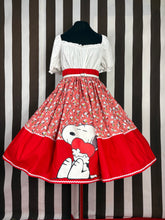 Load image into Gallery viewer, Snoopy inspired love fan art skirt