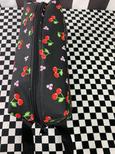 Load image into Gallery viewer, Cherries and cherry blossom print dance shoe bag regular