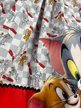 Load image into Gallery viewer, Tom and Jerry inspired check skirt