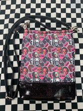 Load image into Gallery viewer, Creepy character inspired fan art crossbody bag