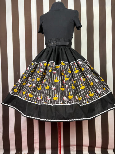 Vampire teddy and undead duck fan art skirt