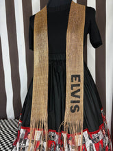 Load image into Gallery viewer, Elvis fan art metallic scarf