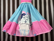 Load image into Gallery viewer, I love Lucy fan art blue and pink skirt