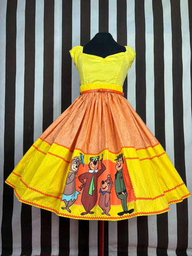 Yogi bear inspired fan art skirt