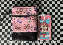 Load image into Gallery viewer, Potty mouth pinups in pink crossbody bag