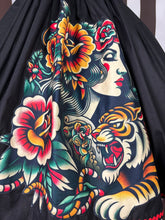 Load image into Gallery viewer, Tattoo art inspired skirt