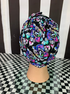 Stained glass flower head wrap