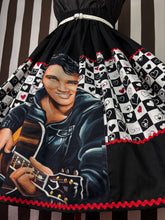 Load image into Gallery viewer, Elvis painting fan art love print skirt