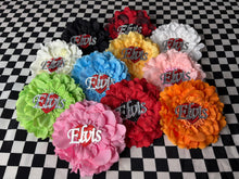 Load image into Gallery viewer, Elvis inspired peony hair/brooch flowers
