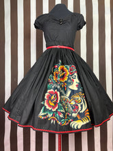 Load image into Gallery viewer, Tattoo art inspired skirt