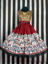 Load image into Gallery viewer, Disney inspired Christmas fan art skirt