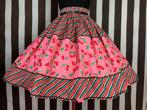 Wrapped in cherries skirt