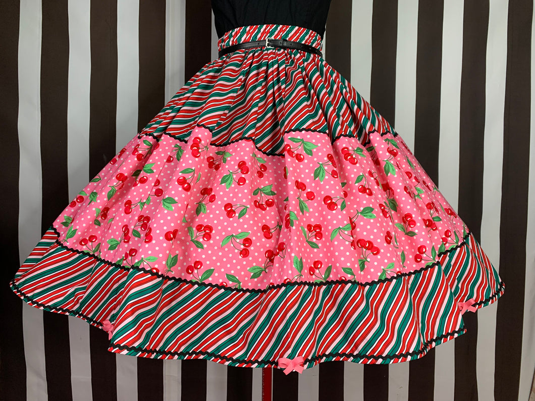 Wrapped in cherries skirt