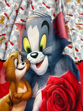Load image into Gallery viewer, Tom and Jerry inspired check skirt