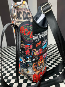 ACDC fan art drink bottle crossbody bag