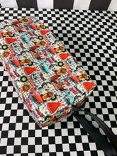 Load image into Gallery viewer, Gingham rock’n’roll print dance shoe bag regular