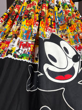 Load image into Gallery viewer, Felix the cat inspired fan art cartoon skirt