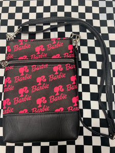 Barbie inspired fan art crossbody bag