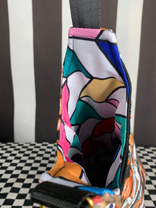 Elvis fan art colourful portraits drink bottle crossbody bag