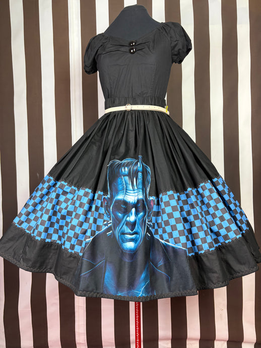 Blue Checkered Frankenstein skirt