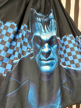 Load image into Gallery viewer, Blue Checkered Frankenstein skirt