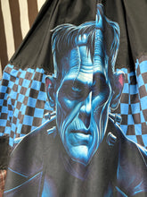 Load image into Gallery viewer, Blue Checkered Frankenstein skirt