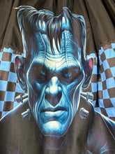 Load image into Gallery viewer, Blue Checkered Frankenstein skirt