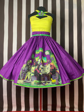 Load image into Gallery viewer, Beetlejuice waiting room fan art skirt