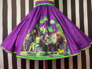 Beetlejuice waiting room fan art skirt