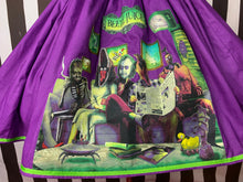 Load image into Gallery viewer, Beetlejuice waiting room fan art skirt