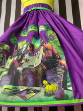 Load image into Gallery viewer, Beetlejuice waiting room fan art skirt