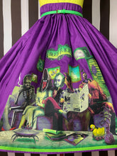 Load image into Gallery viewer, Beetlejuice waiting room fan art skirt