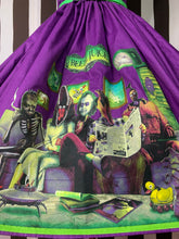 Load image into Gallery viewer, Beetlejuice waiting room fan art skirt