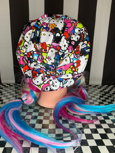 Kawaii Kitty and friends fan art slouchy hat
