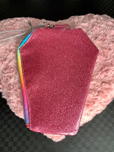 Load image into Gallery viewer, Cheer Bear pink fan art wristlet bag