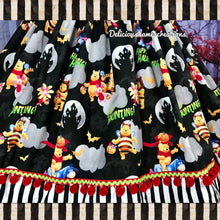 Load image into Gallery viewer, Pooh &amp; friends trick or treat Halloween skirt