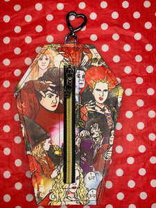 The Sanderson sisters fan art coffin card ID purse