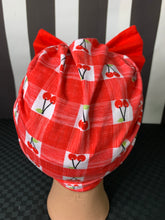 Load image into Gallery viewer, Cherry check head wrap